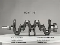 Bm5g6303 1.6T ক্র্যাঙ্কশ্যাফ্ট ফোর্ডের জন্য উপযুক্ত